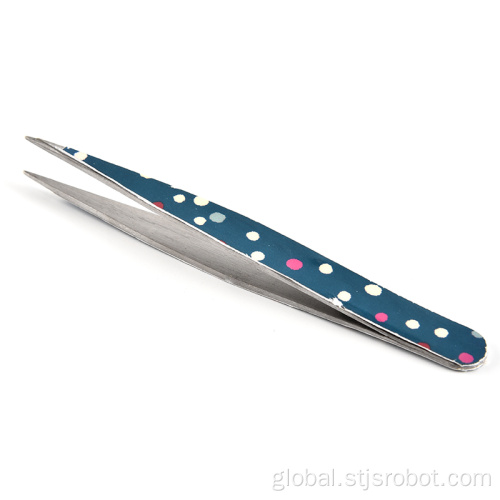 Hairdressing Tweezers Stainless steel tip clip eyebrows eyebrow clip to dial the feathers pliers pliers brows Supplier